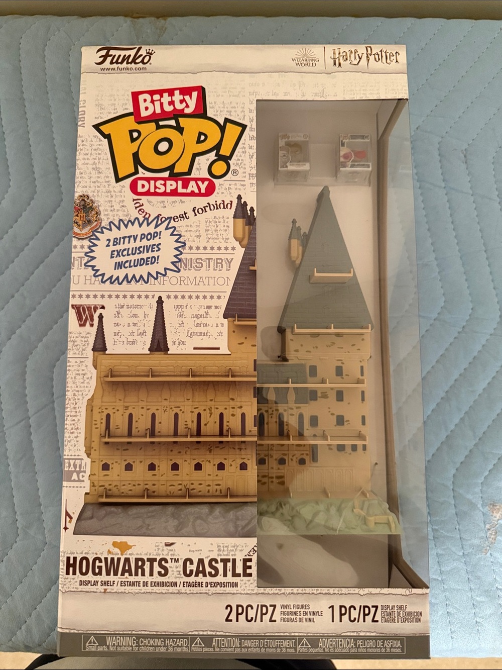 Funko Bitty Pop! Display Hogwarts Castle - Tan, Blue, White